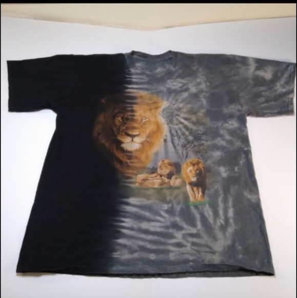 The Mountain Shirts Bundle Sz XL purple tiger , two tone lions (both) - Picture 3 of 10